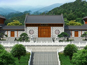 古代傳統建筑元素照壁的現代應用