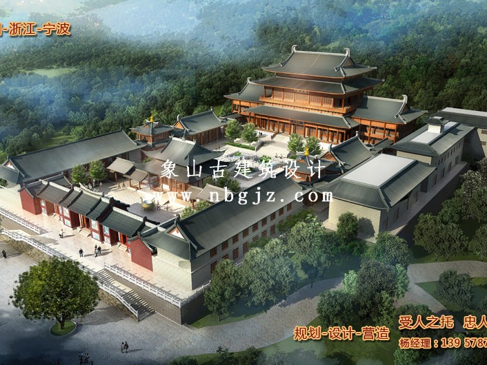 古建筑設(shè)計(jì)—江西廣昌縣慈生禪寺