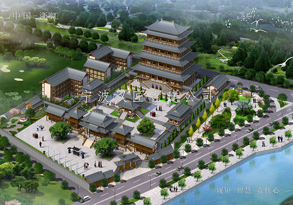 古建筑木結構設計，為寺廟建筑增添歷史韻味與文化內涵