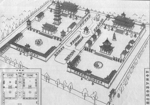 寺廟規劃設計布局及寺院圖紙規范分析  第7張